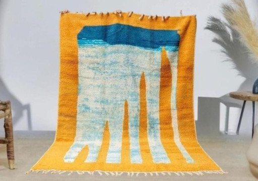 Tapis marocain artisanal en laine 250cmx200cm