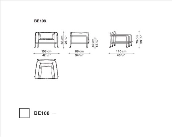 Image 1 of Conjunto de exterior Borea de B&amp;B Italia (3 sofás y sillón)