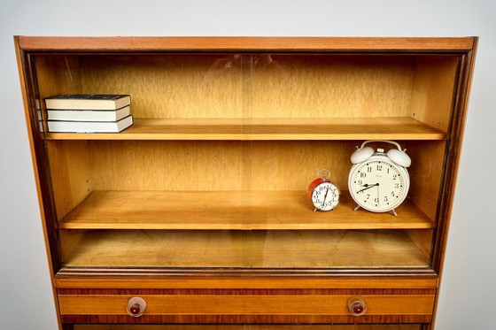 Image 1 of Art Deco Bookshelf, 1960s, Czechoslovakia