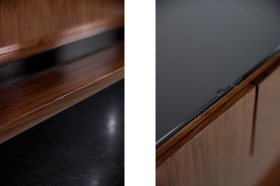 Image 1 of Vintage Rare Large French Art Deco Walnut Buffet, 1920s