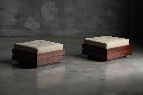 Image 1 of Brazilian Ottomans by Celina Decorações, Brazil, 1960s