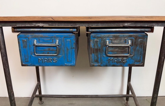 Image 1 of Vintage Industrial Worktable, 1960s