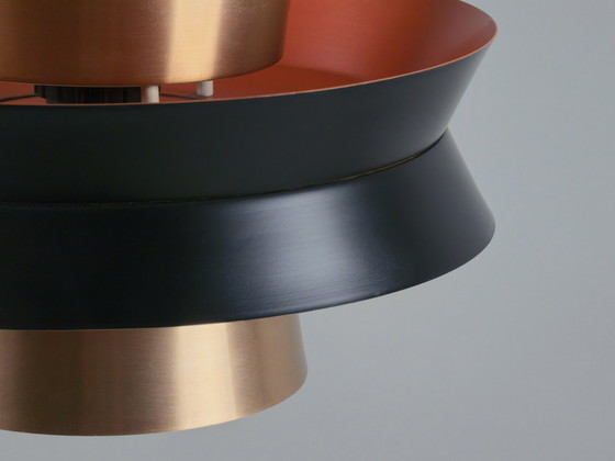 Image 1 of 1970s Vintage GRANHAGA Trava Pendant Lamp By Carl Thore – Swedish Mid-Century Modern Pendant Light.