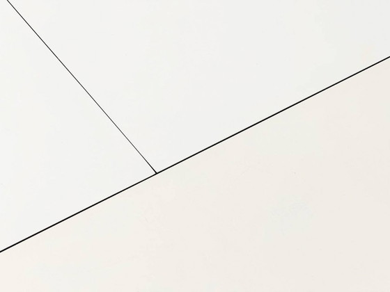 Image 1 of Skandinavischer Tisch mit weisser Laminatplatte, 1970er Jahre