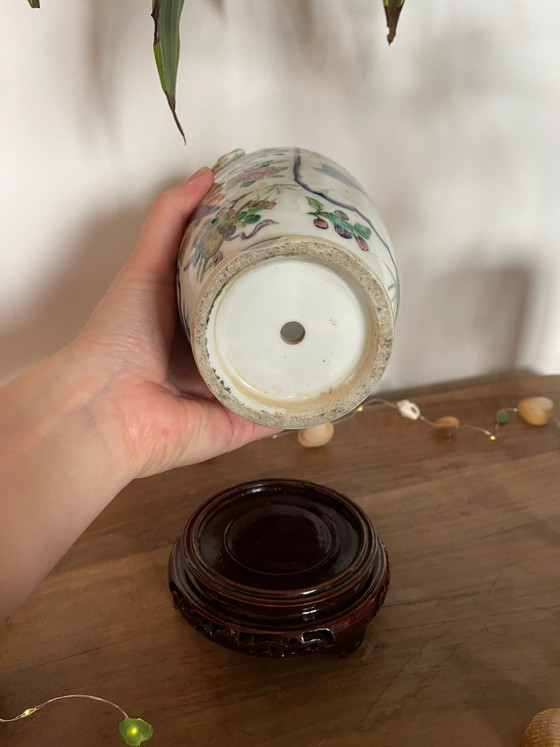 Vaso giapponese dipinto a mano – Vasi, Wood (photo 4 of 6)