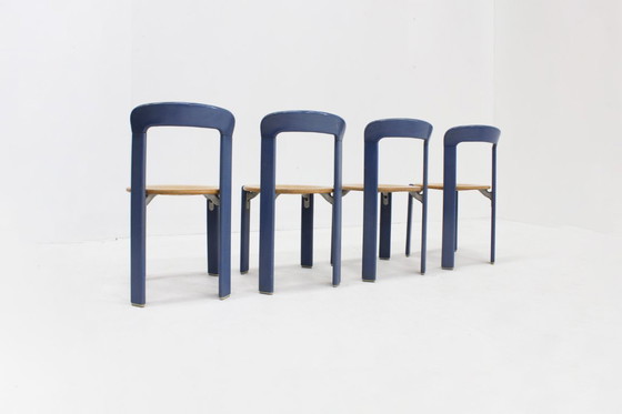 Image 1 of Vintage Bruno Rey dining chairs model 3300 set of 4
