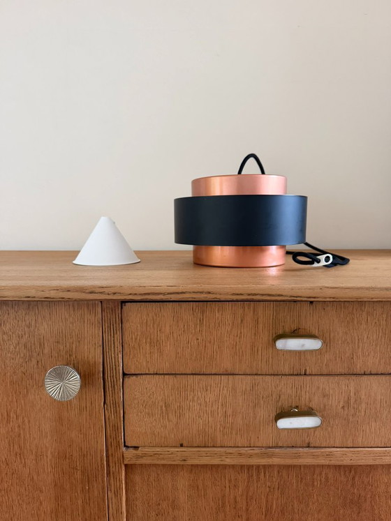 Vintage Fog & Morup Juno Pendant - Jo Hammerborg - Danish Design Lamp – Fog & Mørup, Pendant lamps, Aluminium (photo 9 of 11)