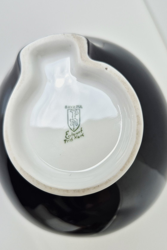 Image 1 of Rare Organic Vase Prof. Karl, Neurer KG Bavaria 1954