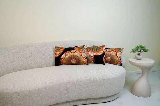 Image 1 of Het Miyako Noir lendenkussen: Imperial Genji zijde