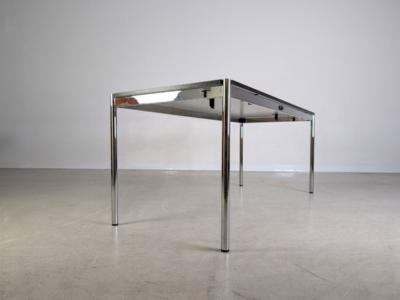 Image 1 of 2x USM Haller tafel resin wit bureau BTW parelgrijs