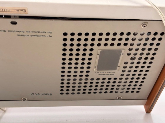 Image 1 of Tourne Disque Radio Braun SK 61 Phonosuper Dieter Rams Hans Gugelot Design Bauhaus Collector