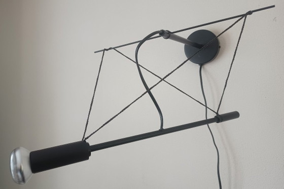 Image 1 of Lampe torche Herman Hermsen originale – 1983 – entièrement noire – excellent état