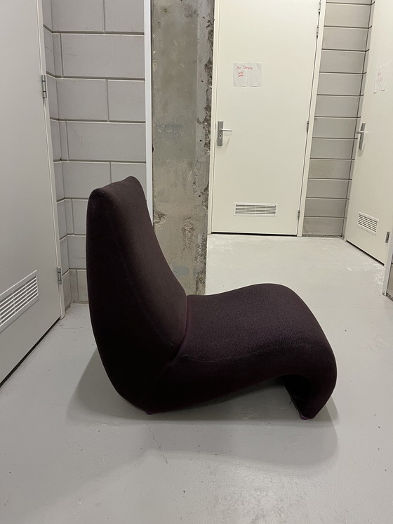 Image 1 of Verner Panton pour Vitra Amibe Aubergine Vintage