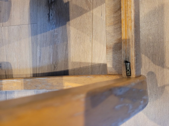 Zwart Lederen Stokke Balansstoel – Schommelstoelen, Wood (photo 10 of 13)