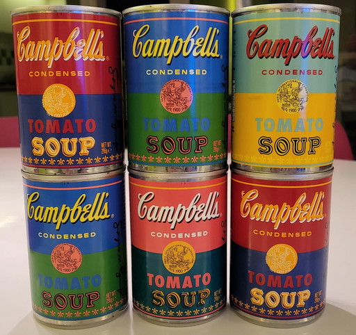 Andy Warhol - Campbell's Tomato Soup Limited Edition - Set van 6