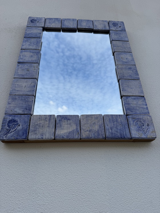 Specchio Ceramica Vallauris Almone Anni '70 (photo 5 of 15)