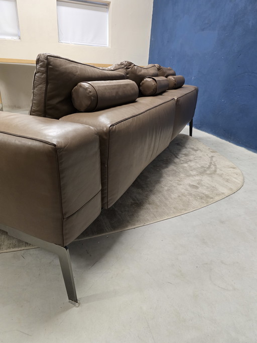 Flexform Lifesteel Design Sofa 3 places 240Cm