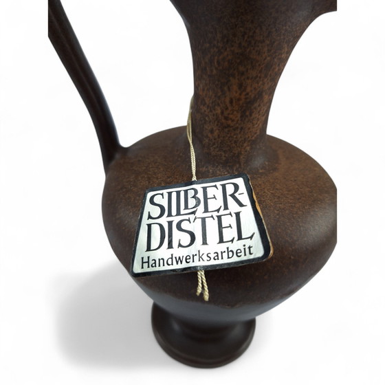 Image 1 of Silberdistel keramische vaas kan nr. 316-22 West-Duitsland Vintage