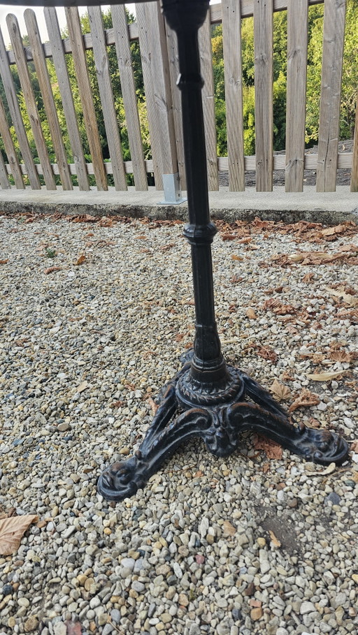 1980s Bar Table with Cast Iron Base – tafels, Metal (photo 2 of 8)