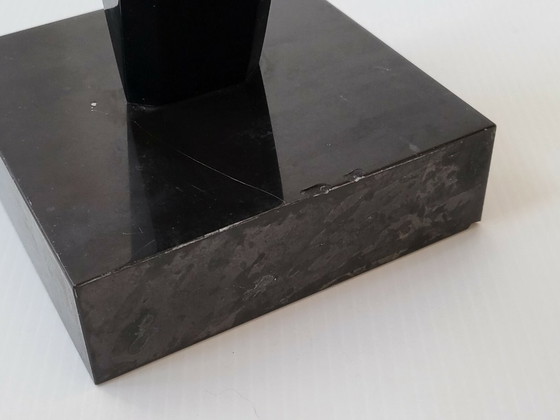 Image 1 of Escultura de un caballo alado, Pegaso, Sagitario, de la década de 1970, resina y mármol.