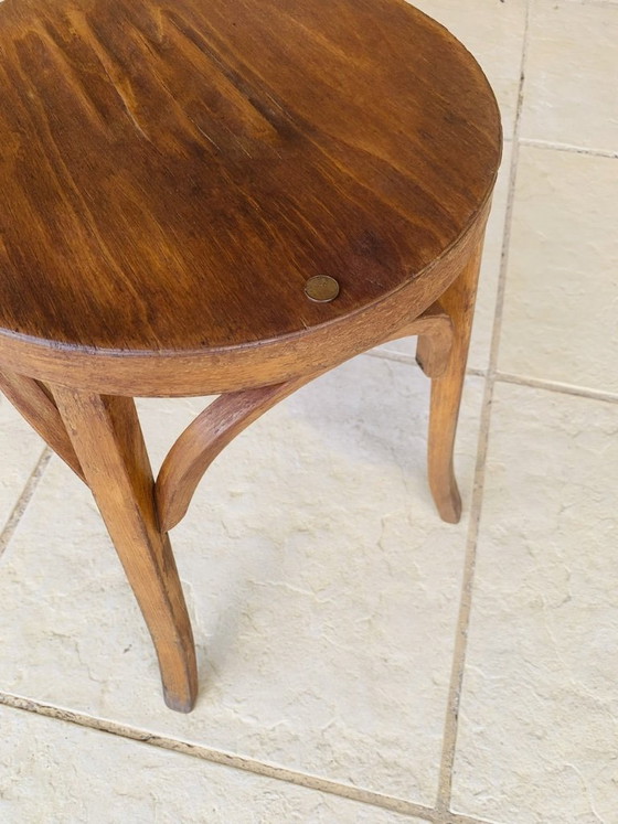 Sgabello vintage in legno curvato di Baumann, risalente agli anni '50 circa. – Sgabelli, Wood (photo 13 of 20)