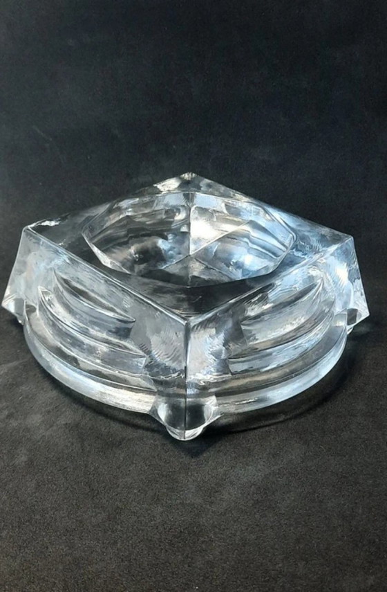 Image 1 of Coupe en cristal Šipek – Chef-d'œuvre géométrique en verre