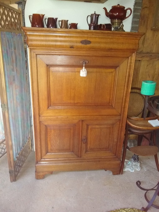 Dutch Oak Secretaire