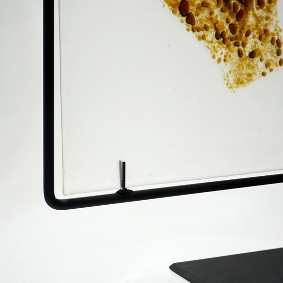 Image 1 of Renata Minuto, opera in vetrofusione per Studio Casarini Savona, anni '90