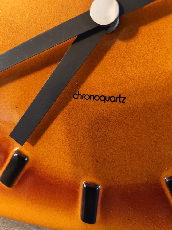 Image 1 of vintage Kienzle Chronoquartz wandklok uit de jaren 70