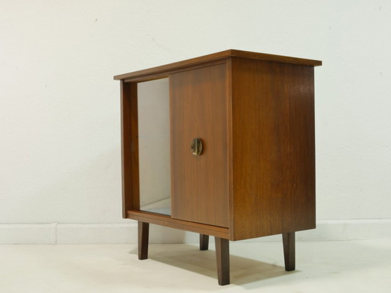 Image 1 of Buffet vintage / armoire de télévision / armoire de bar - années 1950, Allemagne