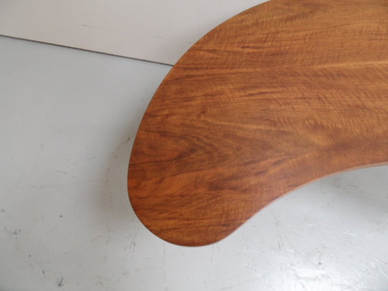 Mid Century maanvormige salontafel – Hout (photo 5 of 11)