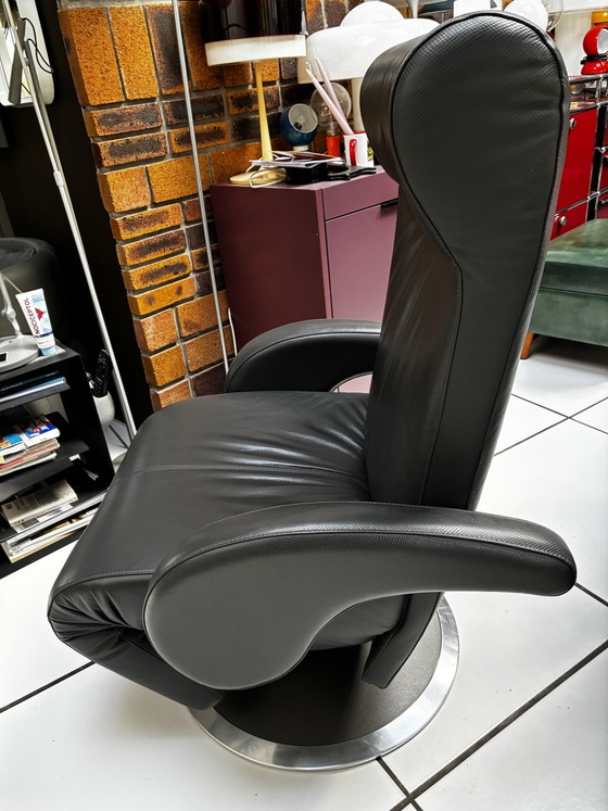 Verstelbare relaxstoel Helical Leolux – Leather, Metal (photo 4 of 9)