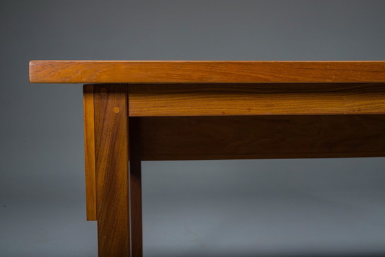 Image 1 of Schwedischer freistehender Architektenschreibtisch aus Teakholz, 1960er Jahre