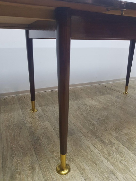 Table et Chaises Mid-Century, années 1960-1970, Ensemble de 7 – Salles à manger complètes (photo 21 of 30)