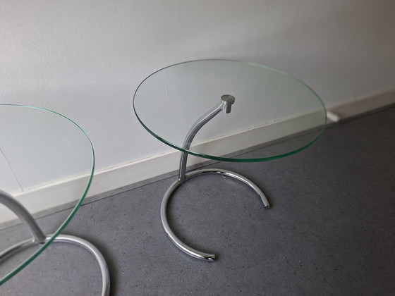 Image 1 of Tavolino laterale moderno in vetro