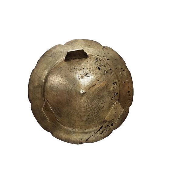 Image 1 of Juego de fumar indonesio de latón antiguo, de mediados del siglo XX