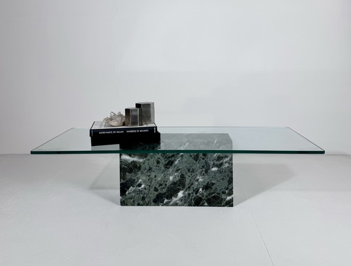 Marble And Glass Coffee Table