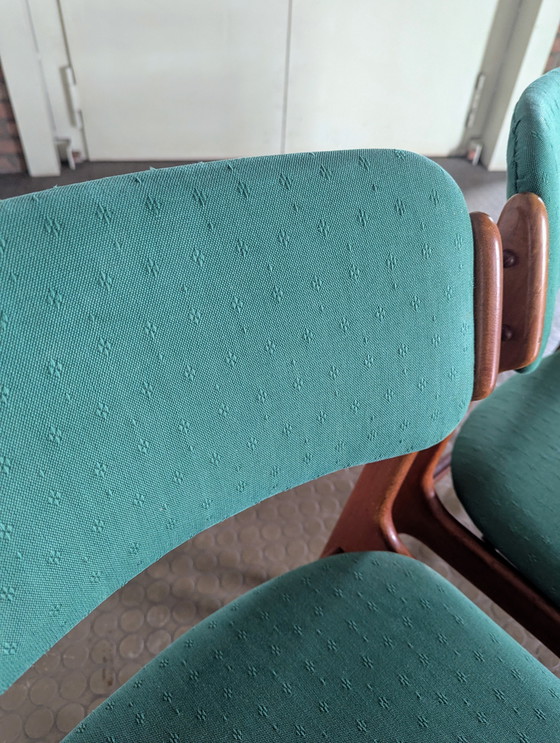 Image 1 of 4x Erik Buch Model 49 Chairs - O.D. Møbler - 1960