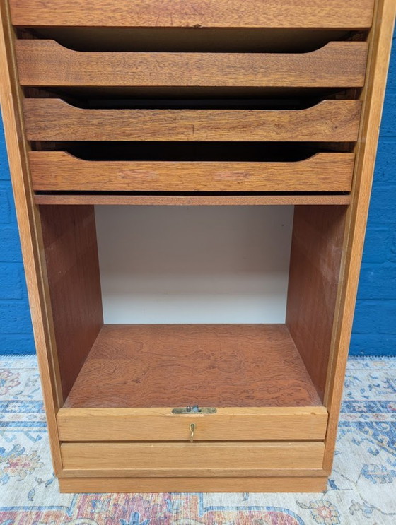 Image 1 of Classeur vintage en chêne, 1960