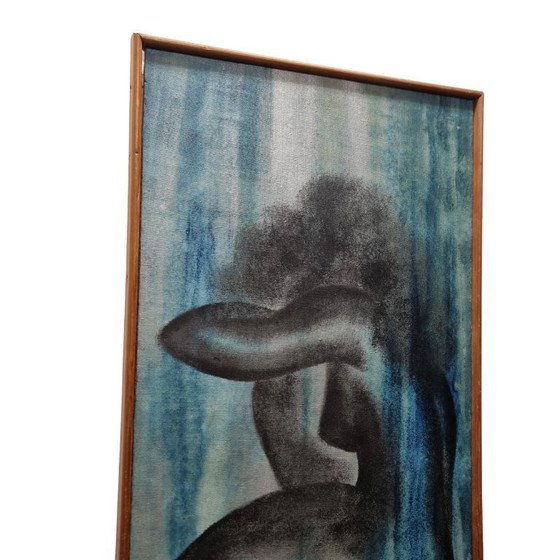 Image 1 of Vintage schilderij met naakte dame