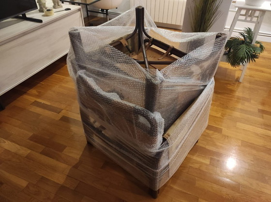 Image 1 of Chaises Safari en cuir Tito Agnoli pour Bonacina, Italie 1960