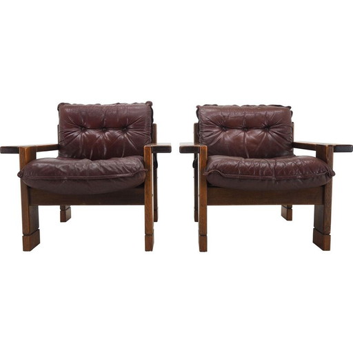 Coppia di poltrone vintage