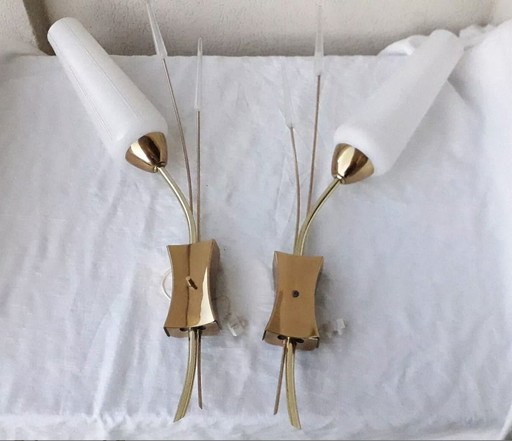 Pair Of Vintage 60's Wall Lights