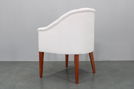 Image 1 of Vintage lederen gerestaureerde fauteuil, Tsjecho-Slowakije