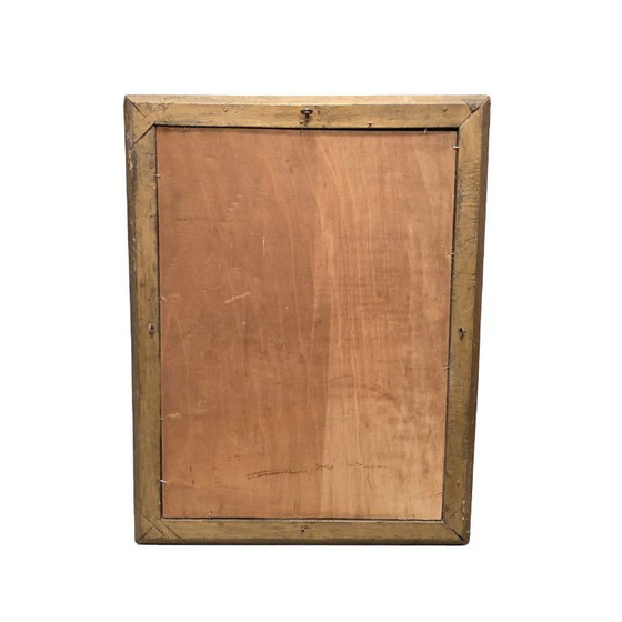 Image 1 of French oil and watercolor flower still life, 2nd half 19th century