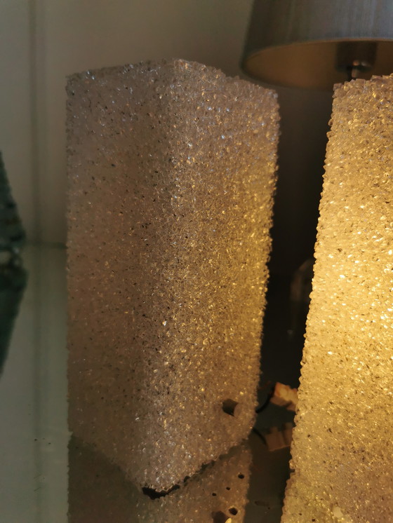 Image 1 of Par de apliques de pared de plexiglás de los años 60