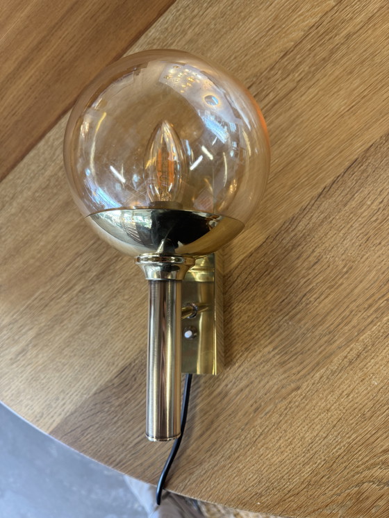 Image 1 of Set di 2 lampade da parete di Svend Mejlstrøm per Mejlstrøm Belysning - Eleganza danese in ottone e vetro