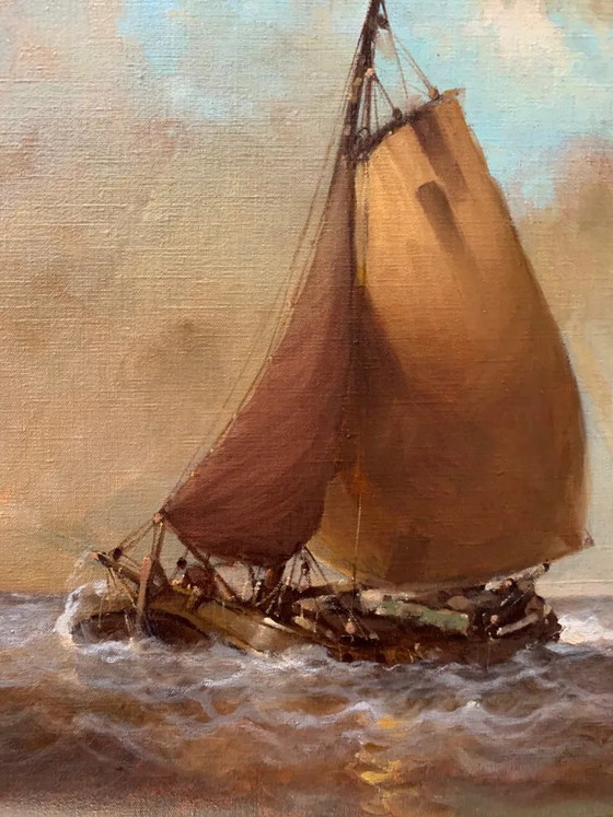Table "Seascape". – Paintings & Drawings, Canvas (photo 4 of 5)