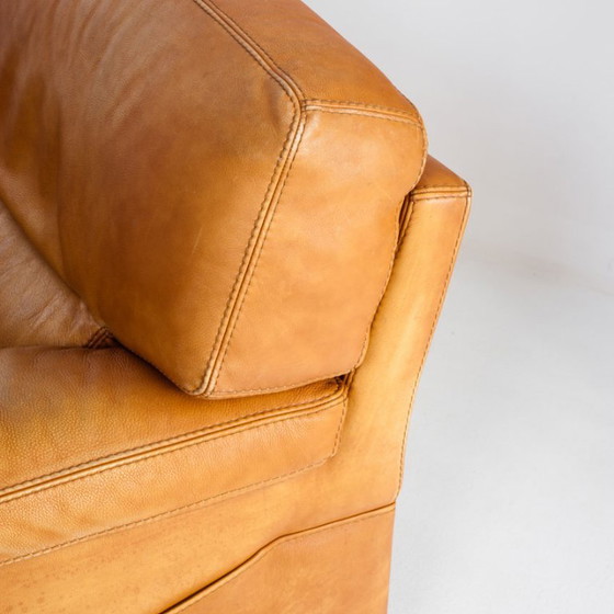 Poltrona in pelle cammello, realizzata da Roche Bobois. Vintage - Francia, anni '80. – Poltrone, Leather (photo 13 of 18)