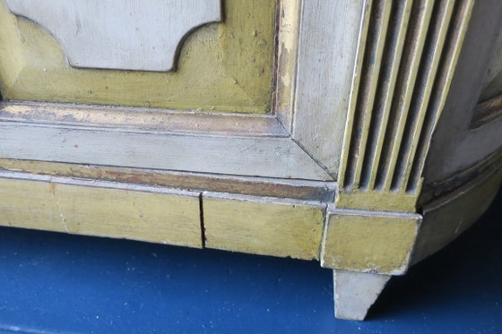 Gustaviaans beschilderd buffet/dressoir, Zweden 1780 – Wood (photo 9 of 21)